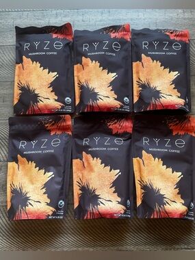 RYZE Mushroom Coffee 180 Servings 6 Packages NEW 3/20/27